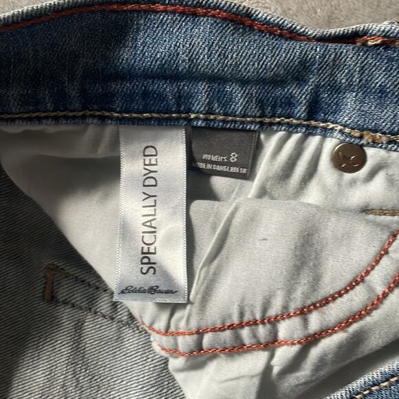 Eddie Bauer boyfriend Jean Bermuda shorts - Picture 3 of 6